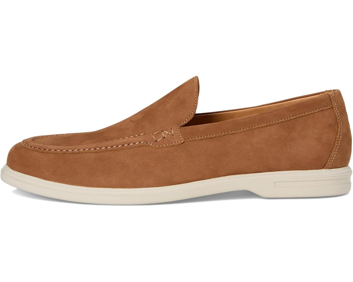 Men's Peter Millar Excursionist Nubuck Venetian Loafers Whiskey