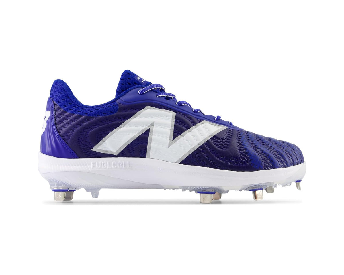 Men's New Balance FuelCell 4040 v7 Metal Baseball Cleats Team Royal/Optic White