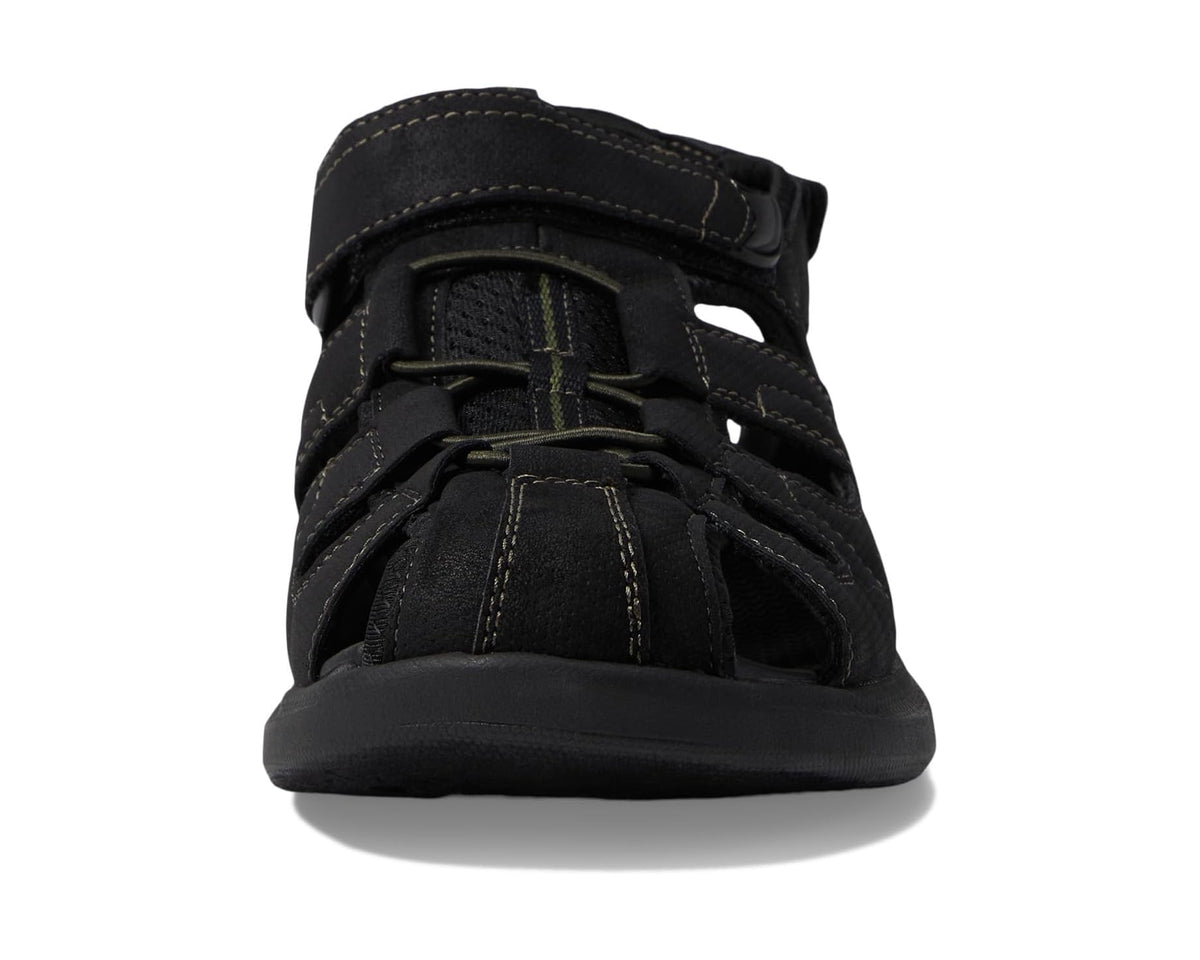 Men's Nunn Bush Rio Vista Fisherman Sandal Black