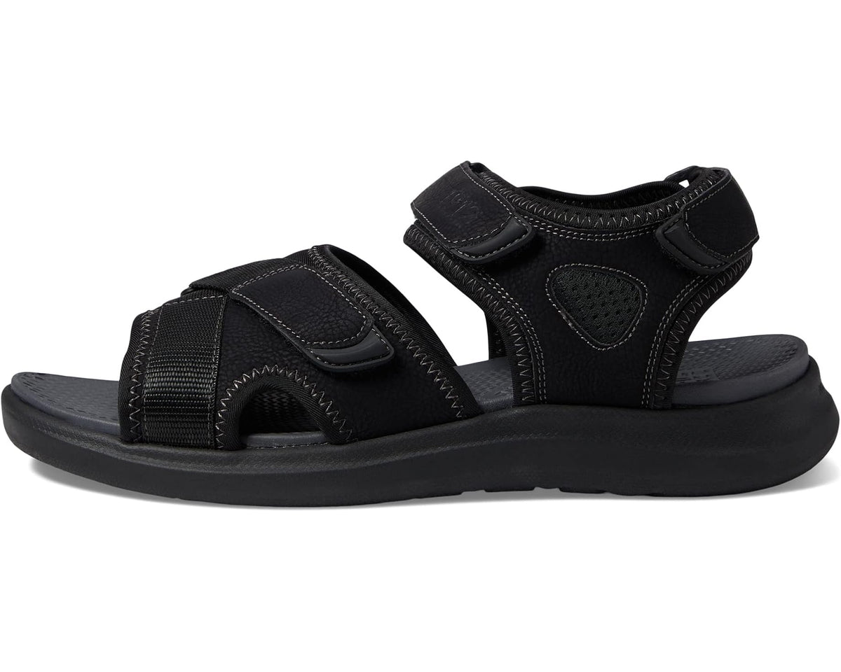 Men's Nunn Bush Rio Vista River Slide Sandal Black