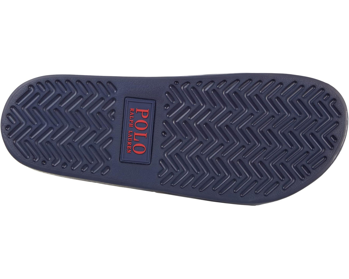 Men's Polo Ralph Lauren Polo Slide Sandals Navy/Red
