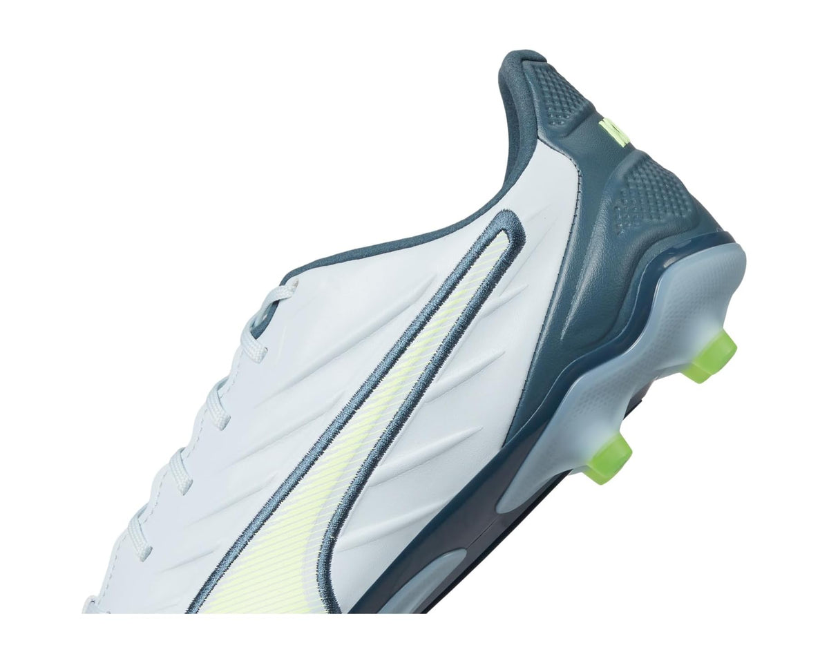 Men's PUMA King Pro Firm Ground/Artificial Ground Soccer Cleats Frosted Dew/Fizzy Apple/Gray Skies