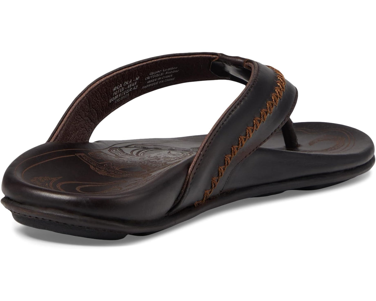 Men's OluKai Mea Ola Dark Java/Dark Java