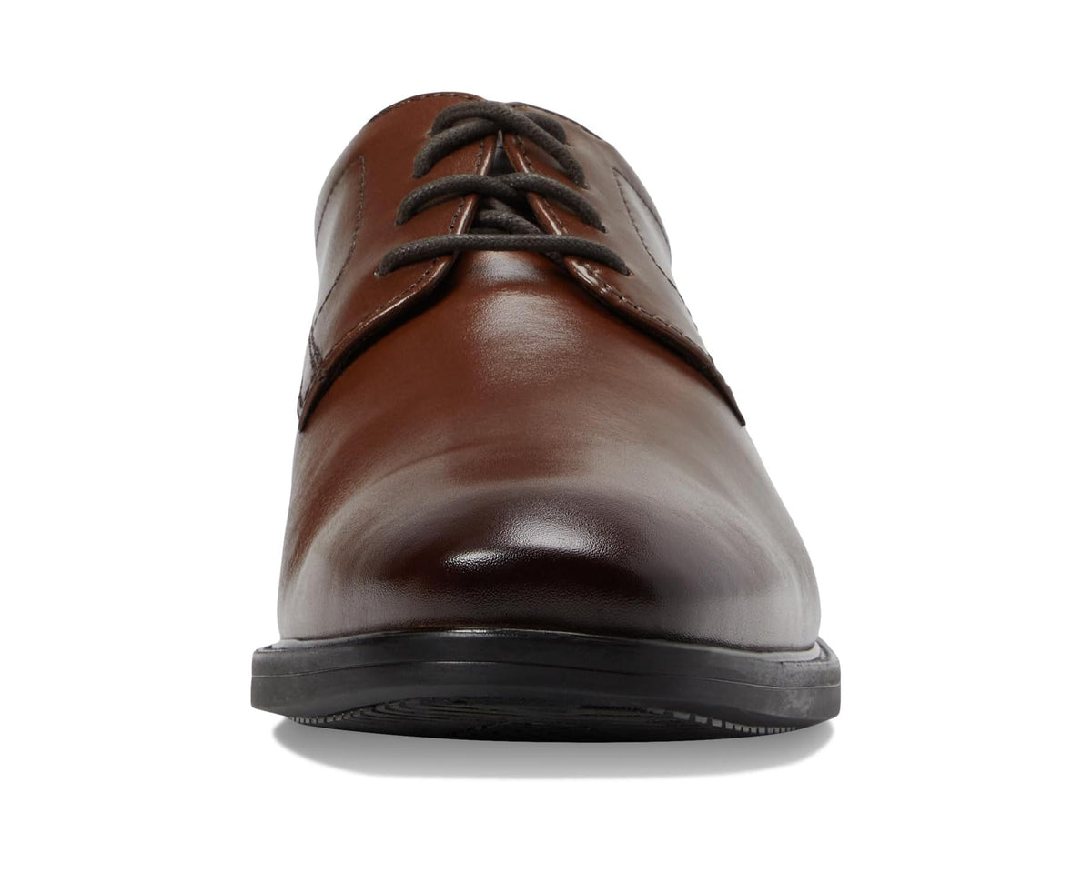 Men's Nunn Bush Baxter Plain Toe Oxford Cognac