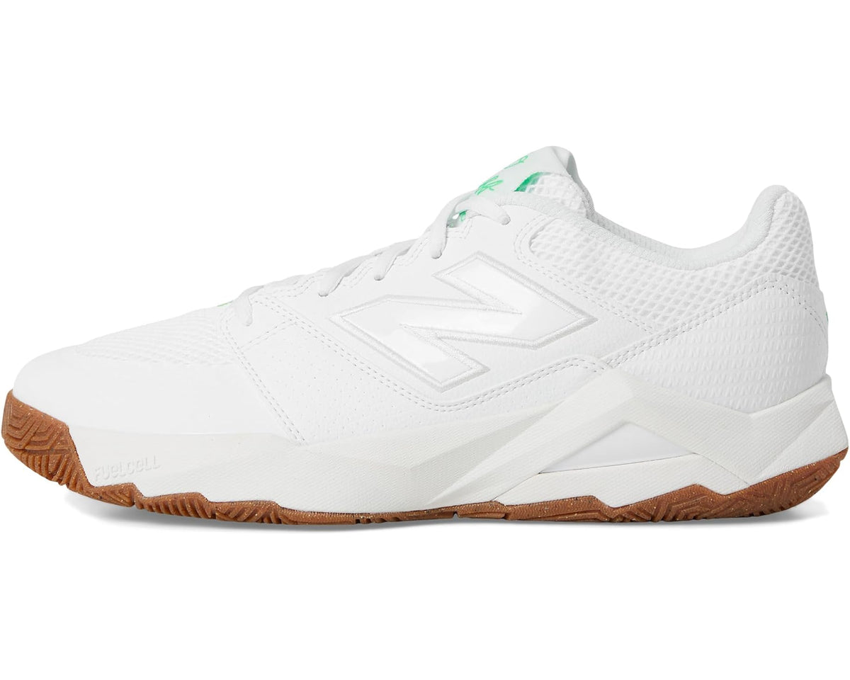 Men's New Balance FuelCell Delray V2 Tennis Shoes White/Green Apple