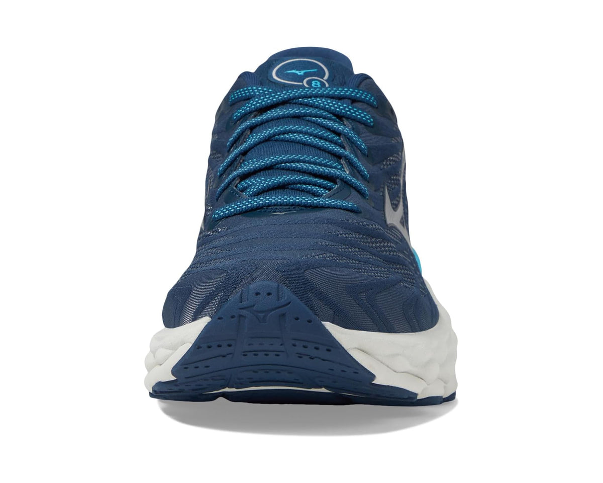 Men's Mizuno Wave Sky 8 Blue Wng/Teal Silver