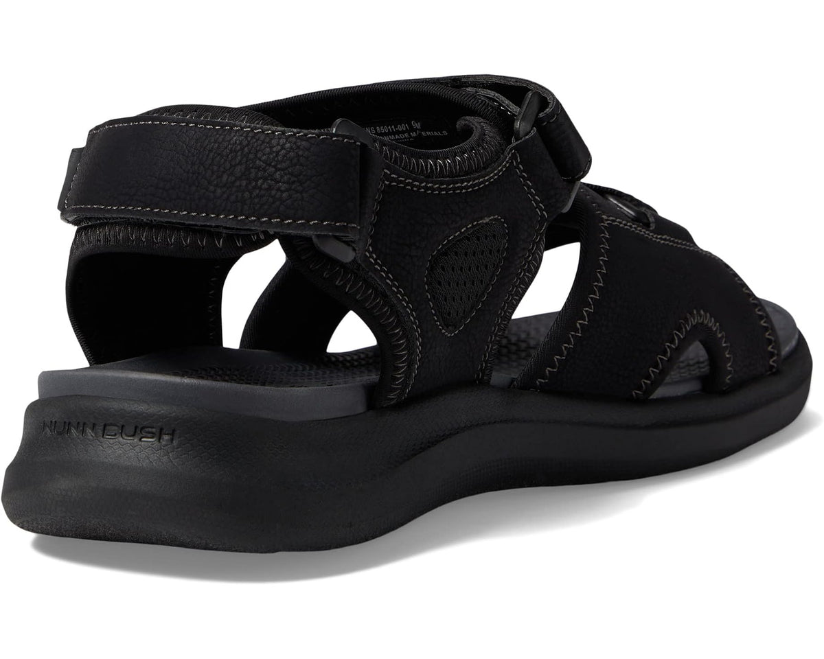 Men's Nunn Bush Rio Vista River Slide Sandal Black