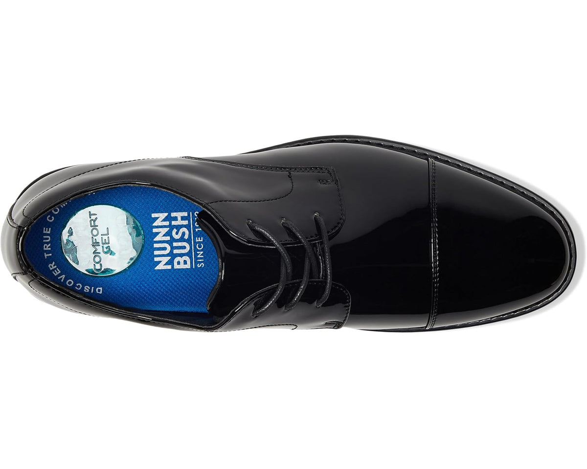 Men's Nunn Bush Centro Flex Cap Toe Oxford Black 1