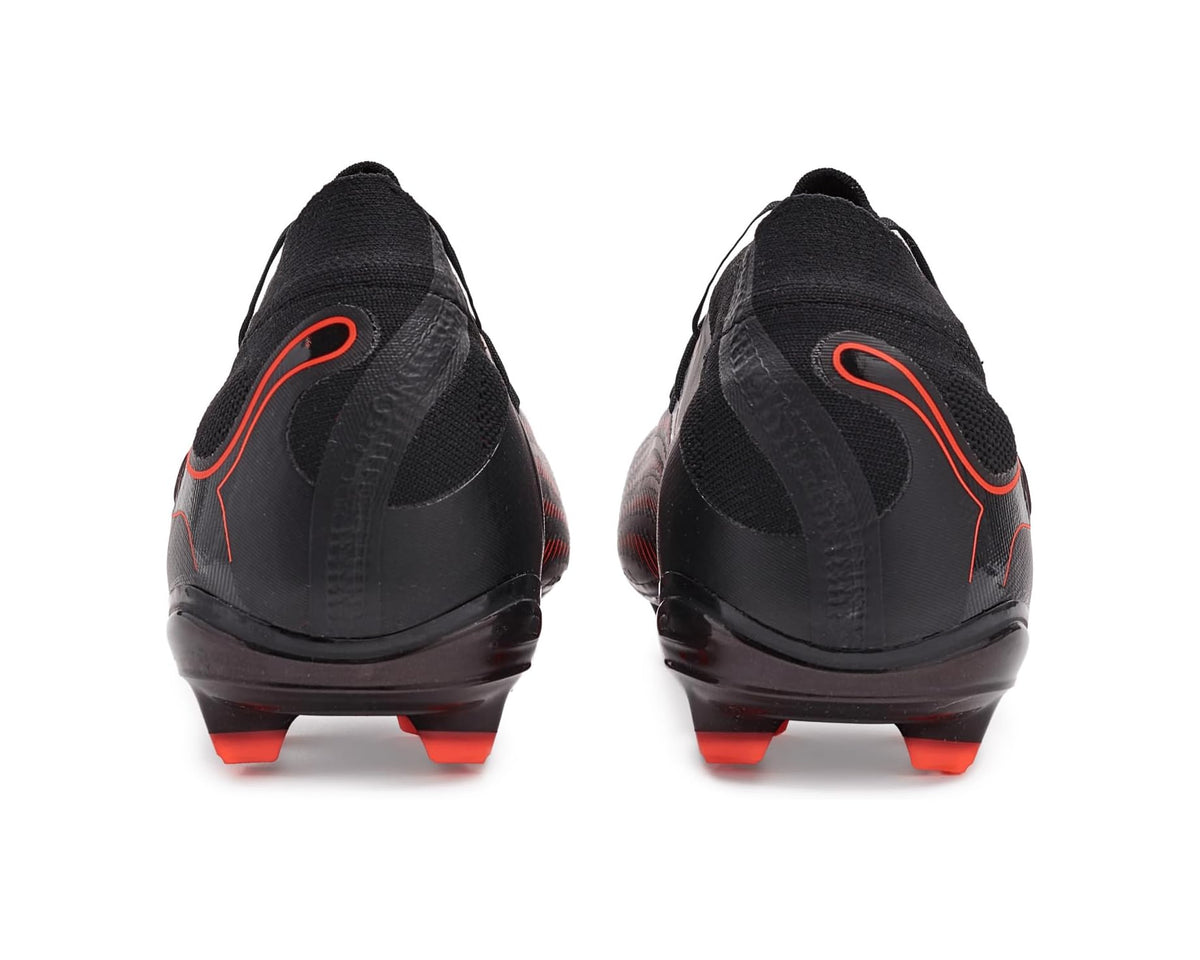 Men's PUMA Future 9 Pro Firm, Artificial Ground Soccer Cleats Black/Glowing Red/Strong Gray