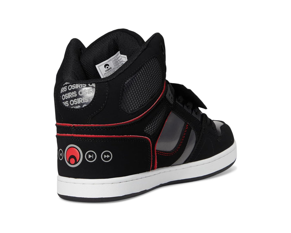 Men's Osiris NYC 83 CLK Black/Red/Boombox