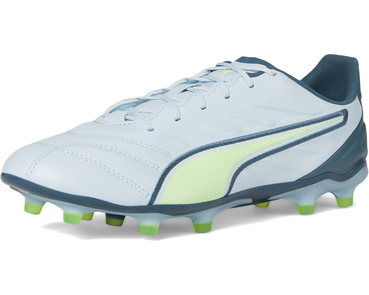 Men's PUMA King Pro Firm Ground/Artificial Ground Soccer Cleats Frosted Dew/Fizzy Apple/Gray Skies
