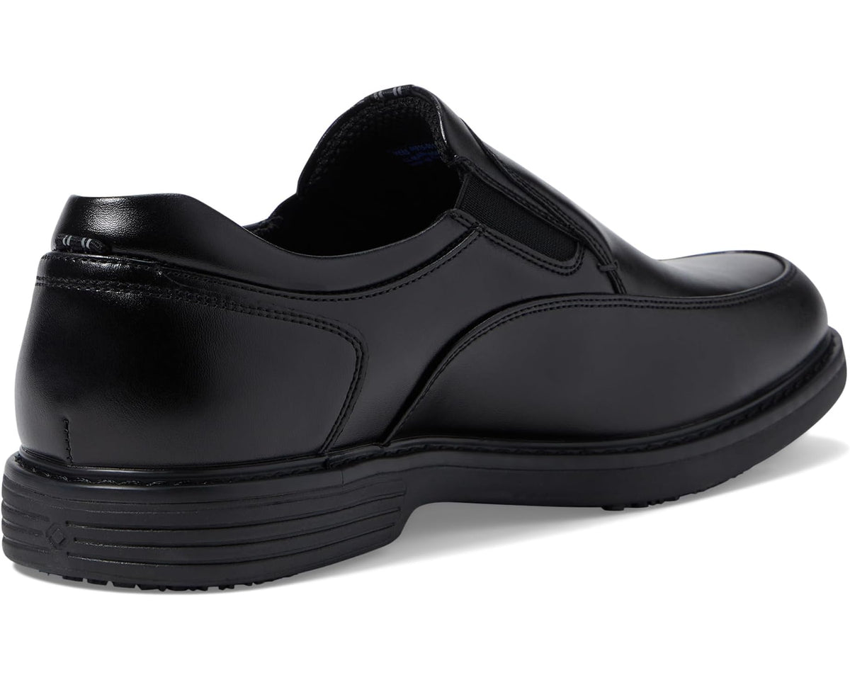 Men's Nunn Bush Wade Work Moc Toe Slip-On Black