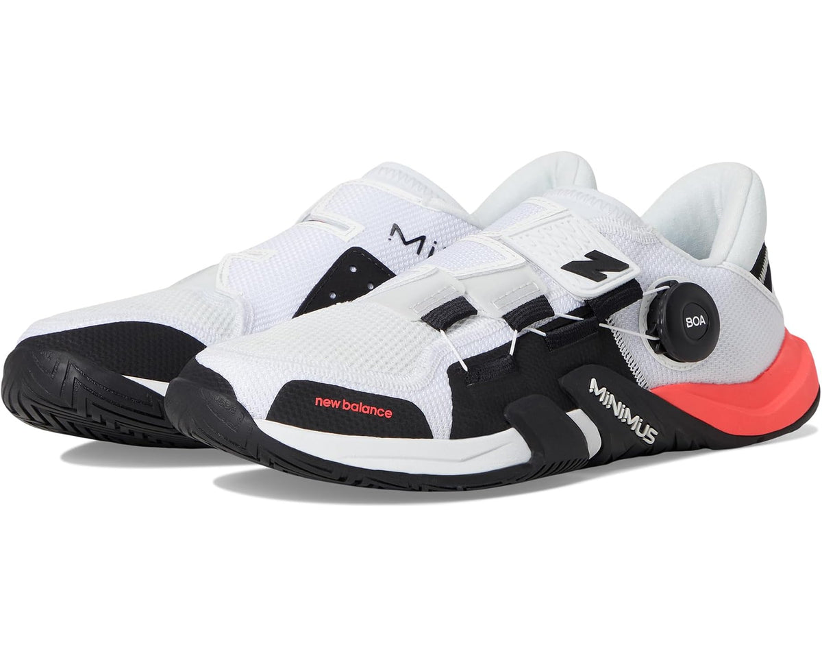 Men's New Balance Minimus TR BOA® v2 White/Black/Urgent Red