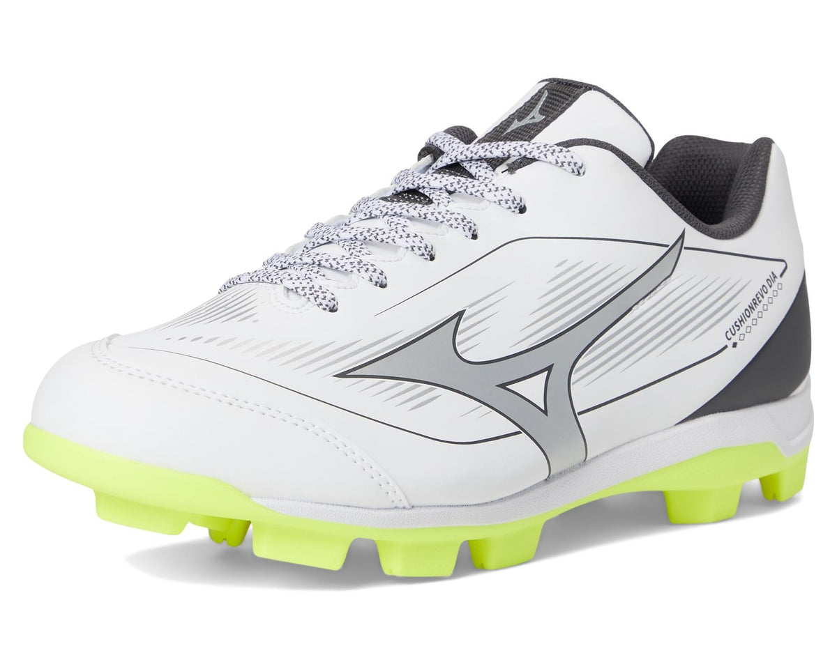 Men's Mizuno Cushionrevo Diamond Tpu White/Safety Yellow