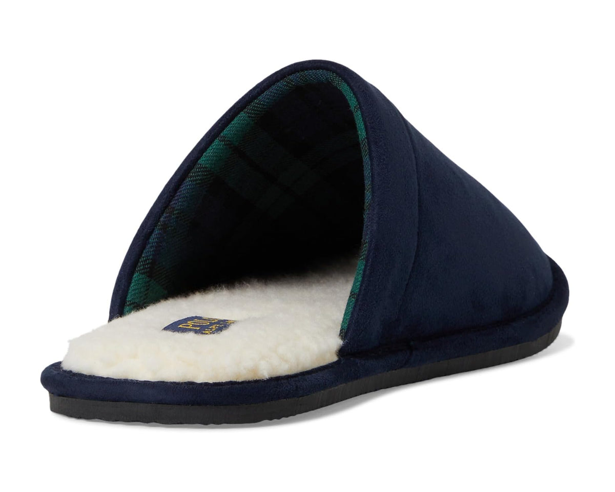 Men's Polo Ralph Lauren Klarence Scuff Slipper Navy/Red 1