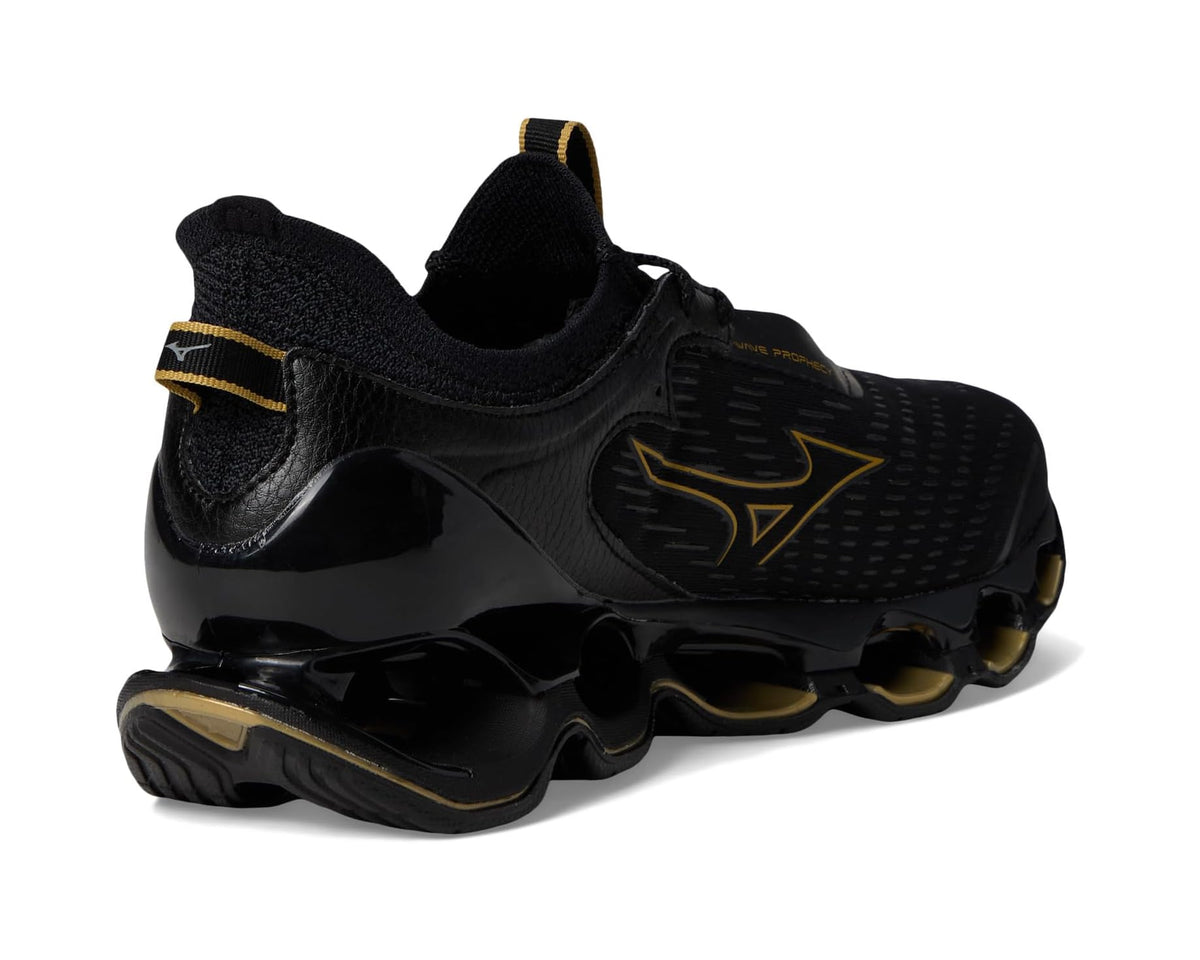 Men's Mizuno Wave Prophecy 14 Black/Gold