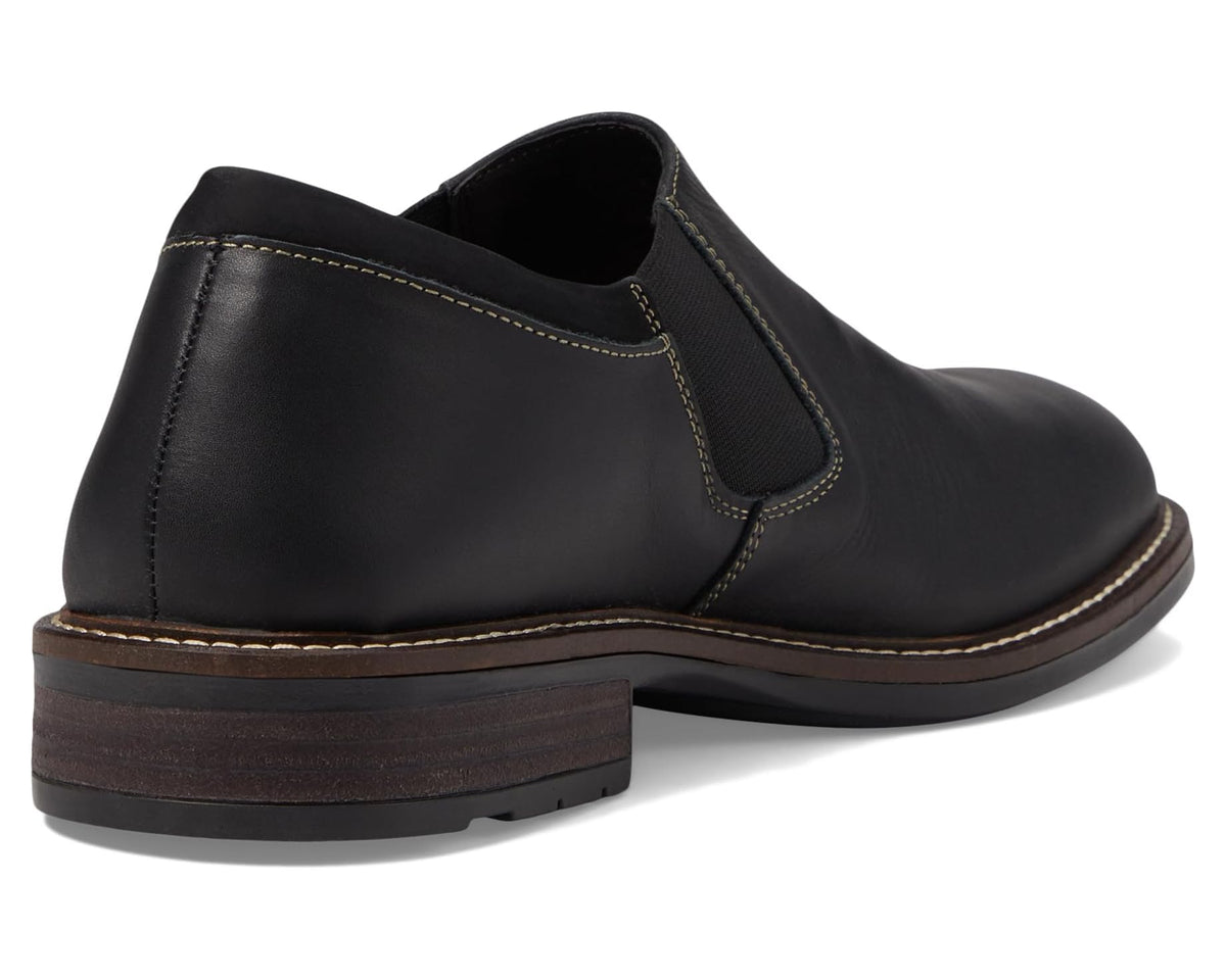 Men's Naot Director Black Raven Leather/Black Velvet Nubuck