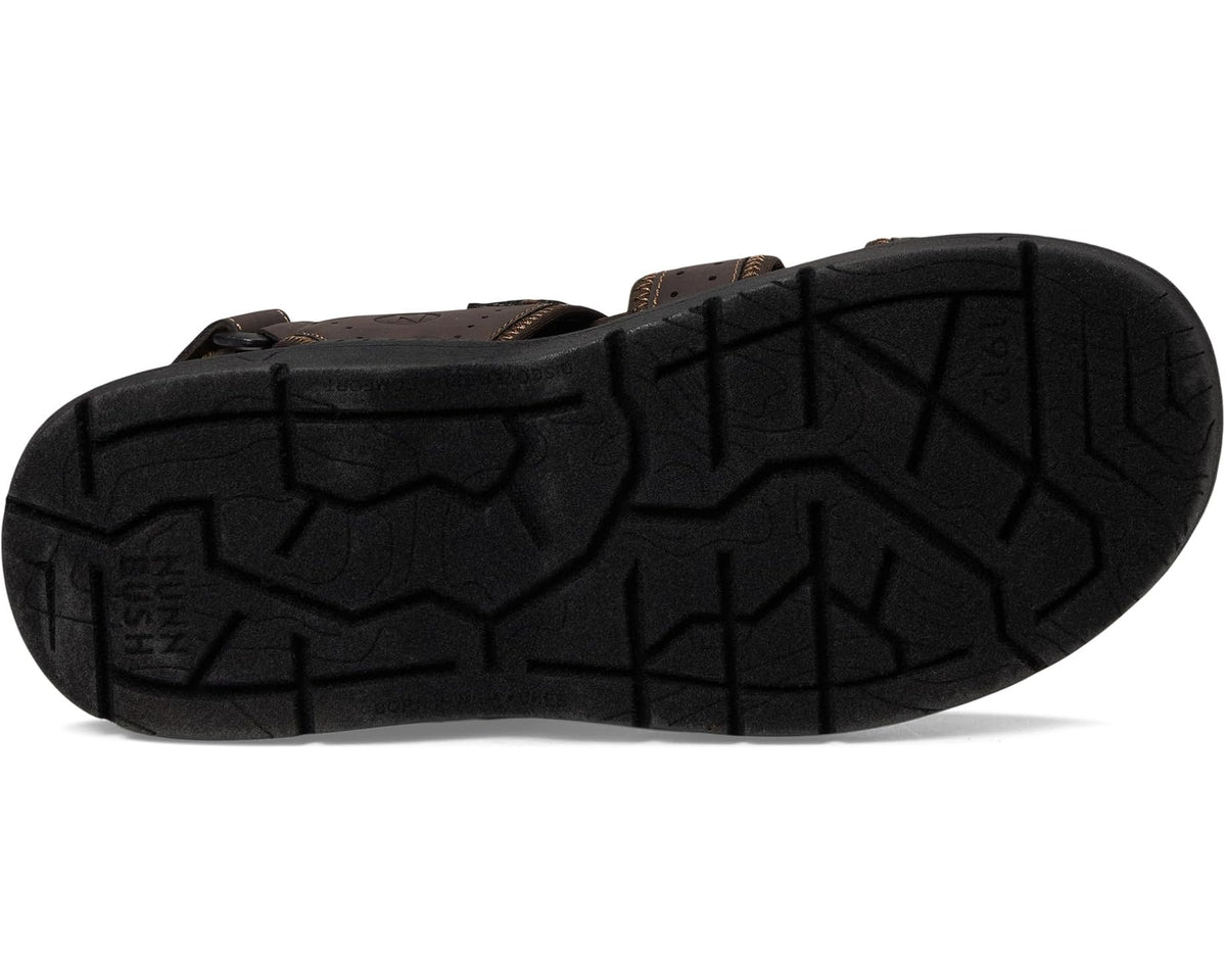 Men's Nunn Bush Lauguna Closed Toe Fisherman Sport River Lightweight Sandals Brown