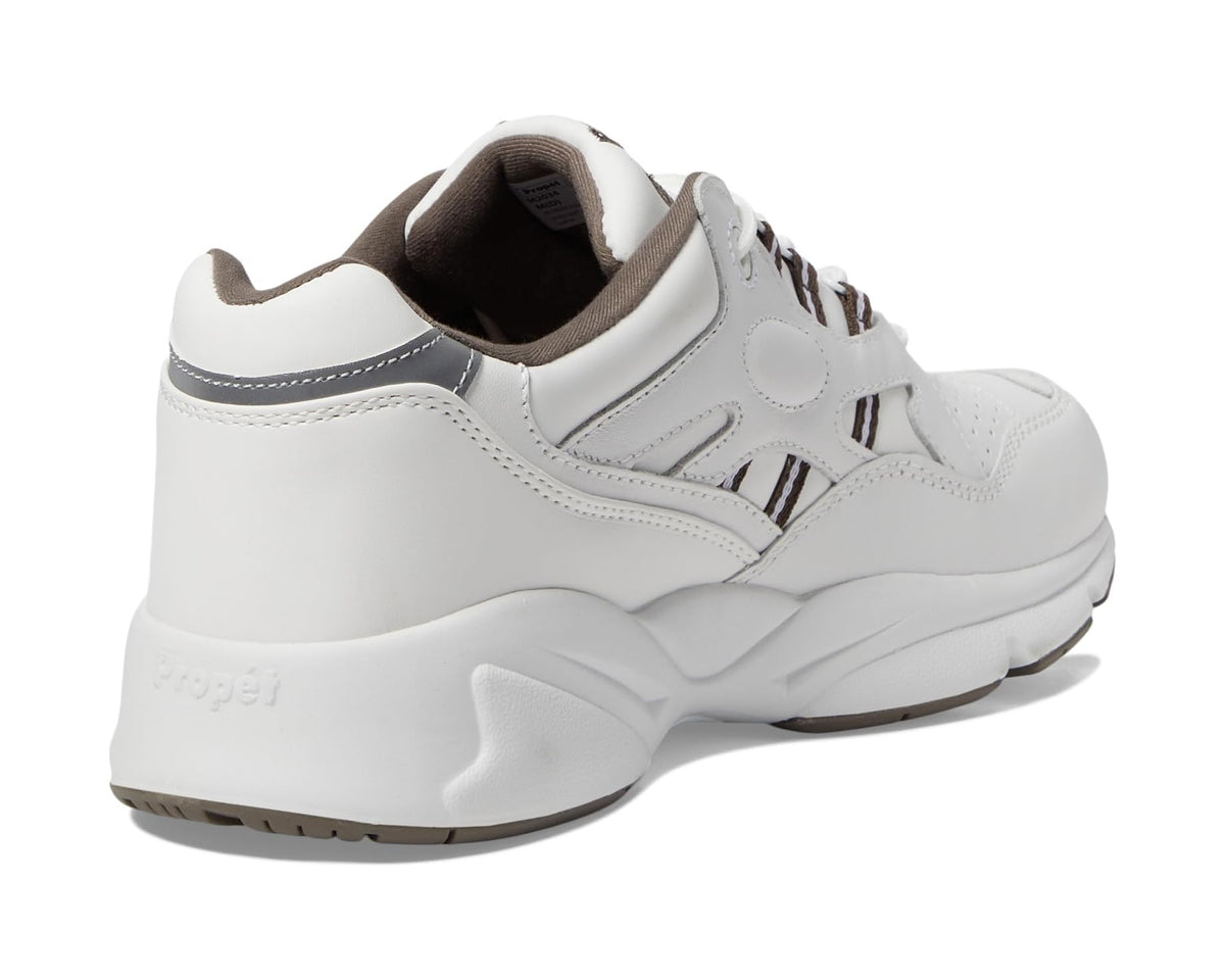 Men's Propet Stability Walker White/Taupe