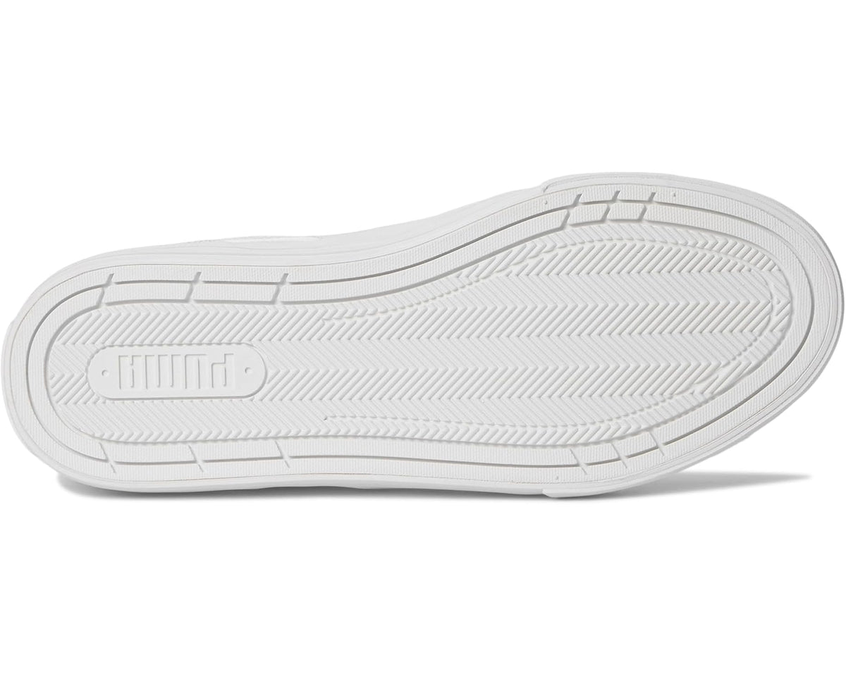 Men's PUMA Court Classic Vulc Slip On Sneakers Puma White/Puma White