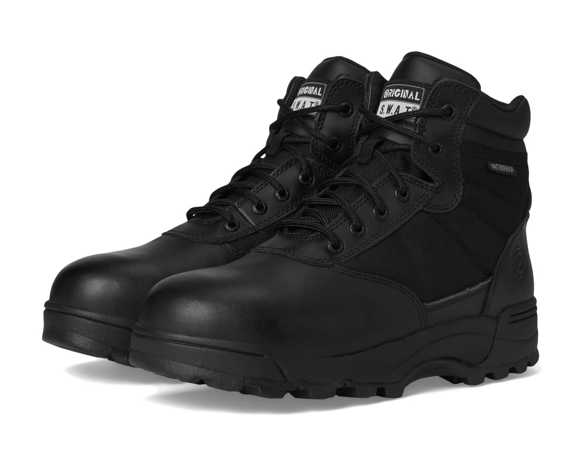 Men's Original S.W.A.T. Classic 6 Side Zip Waterproof Safety Toe Black
