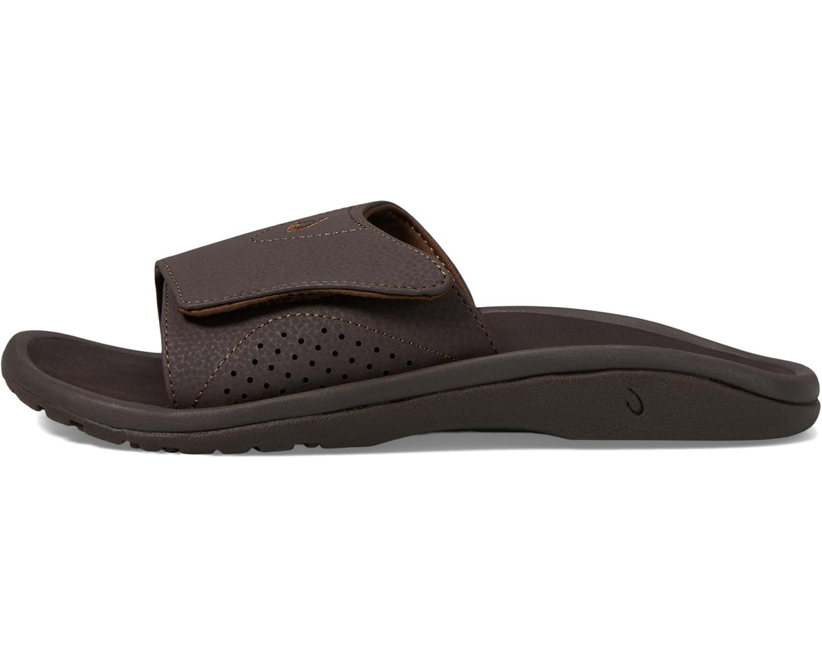 Men's OluKai Nalu Slide Dark Java/Dark Java