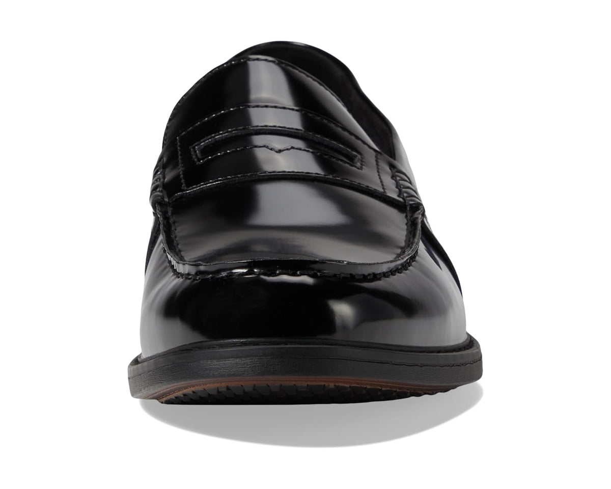 Men's Nunn Bush Lincoln Penny Loafer Black Polished