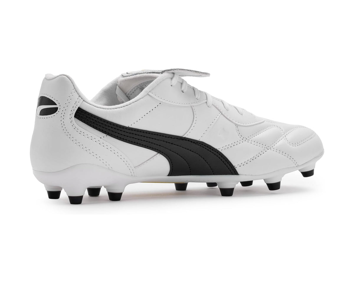 Men's PUMA King Top Firm, Artificial Ground Soccer Cleats White/Black