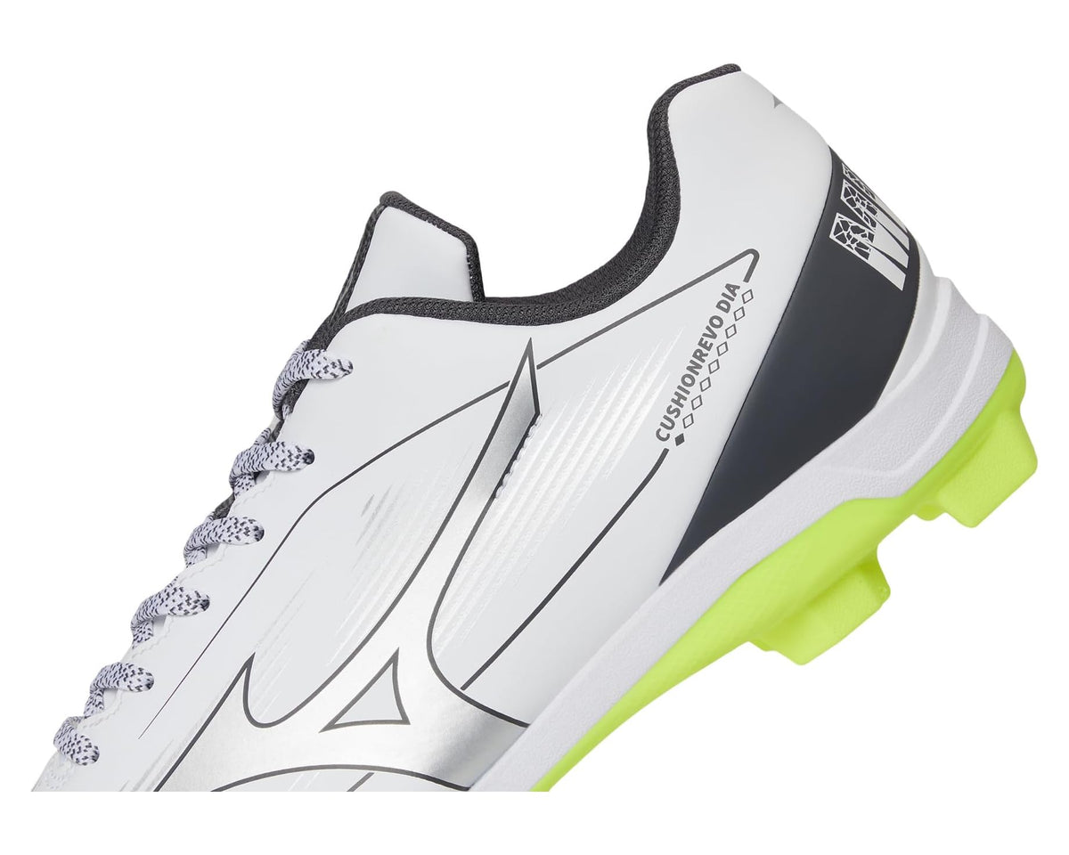 Men's Mizuno Cushionrevo Diamond Tpu White/Safety Yellow