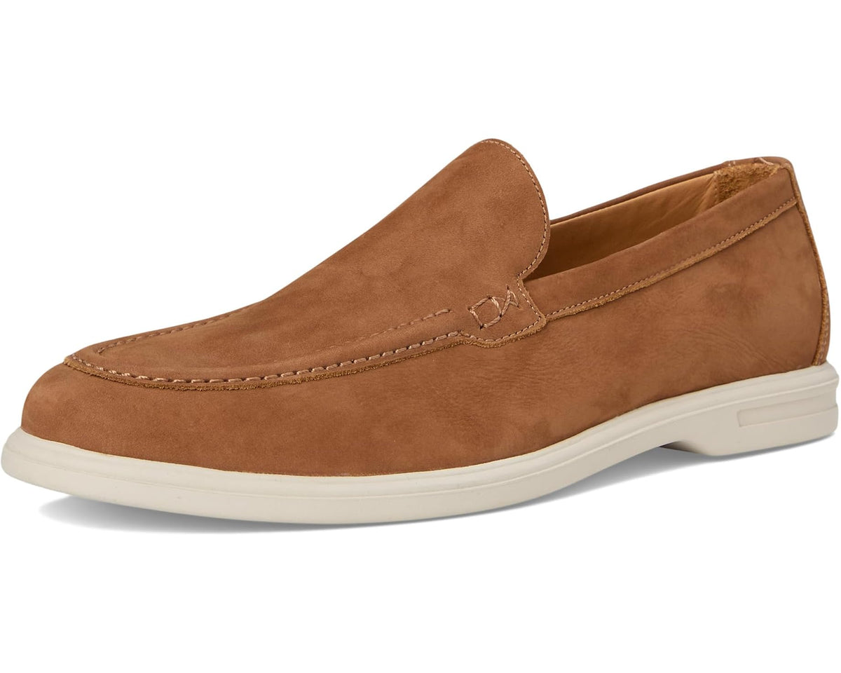 Men's Peter Millar Excursionist Nubuck Venetian Loafers Whiskey