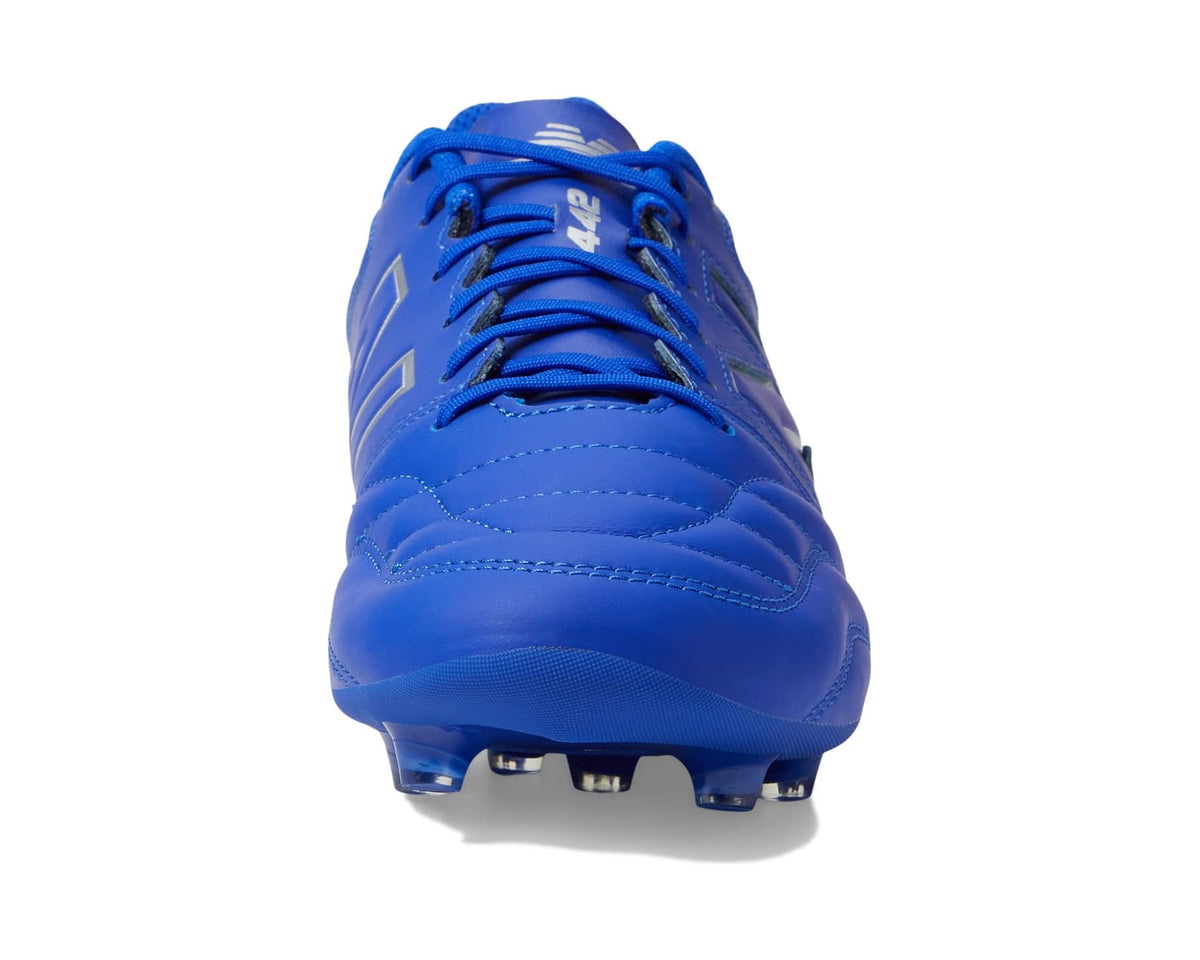 Men's New Balance 442 V2 Team FG Soccer Cleats Blue/White