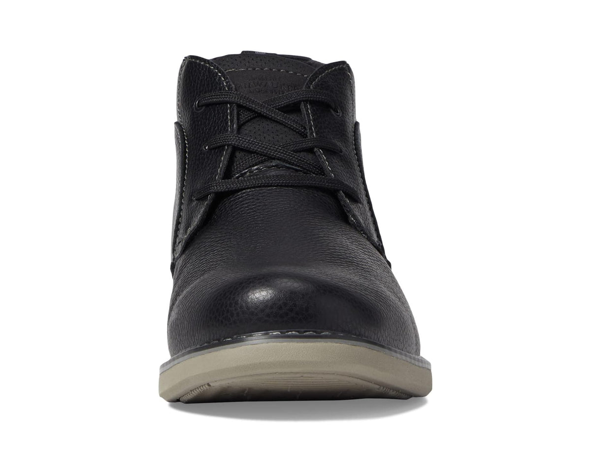 Men's Nunn Bush Otto Plain Toe Chukka Boots Black