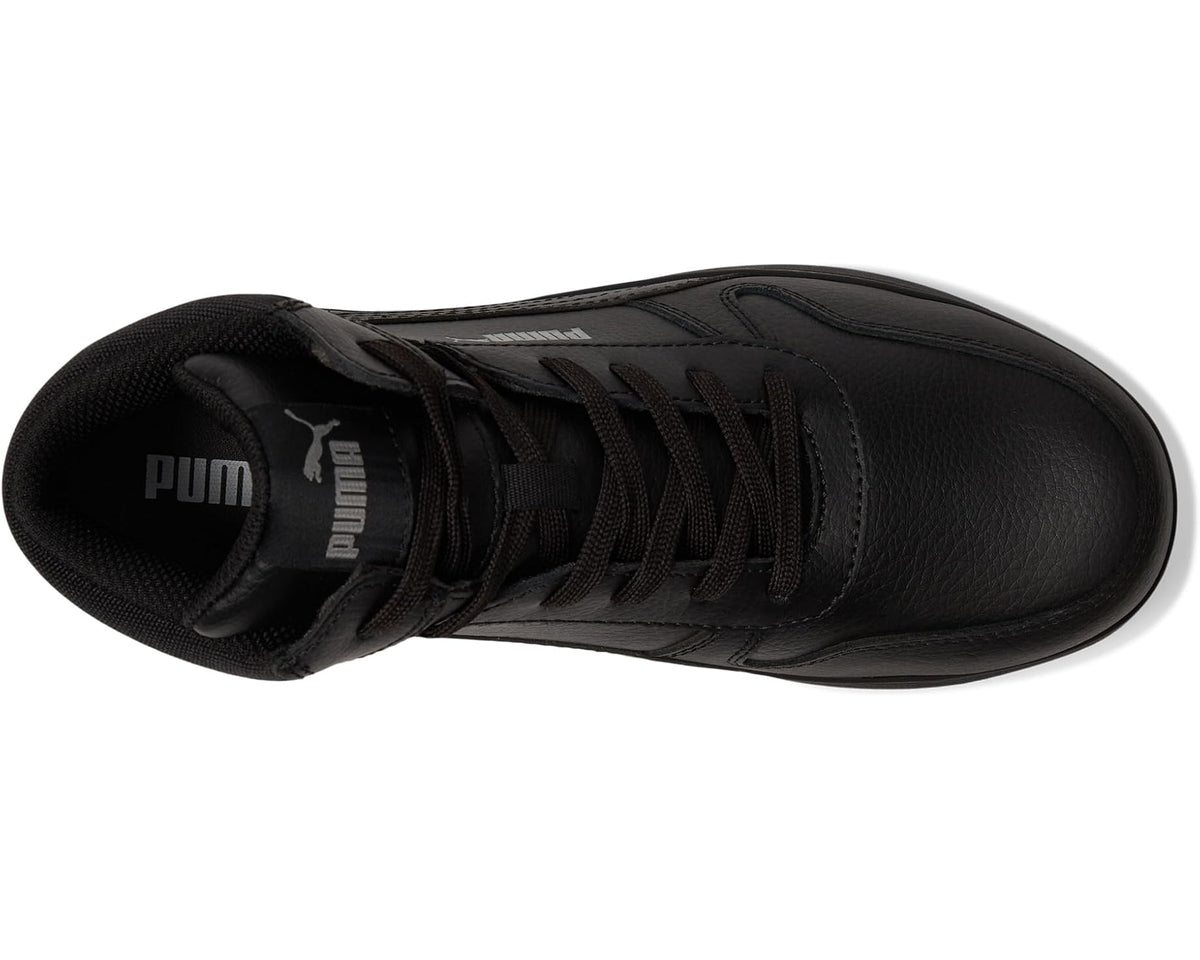 Men's PUMA Safety Frontcourt Leather Mid ASTM EH Black