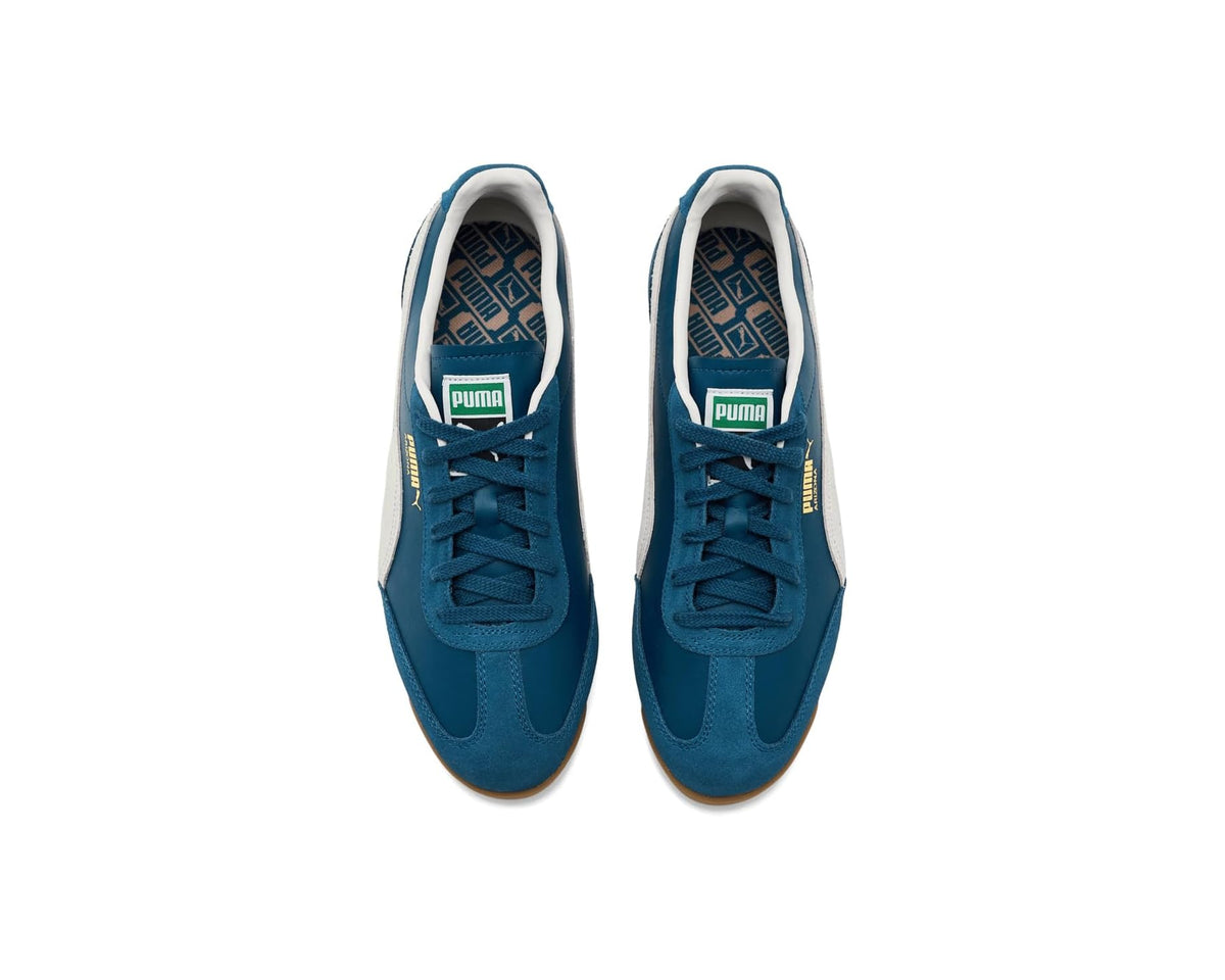 Men's PUMA Arizona Retro Shoes Persian Blue/Warm White/Gold