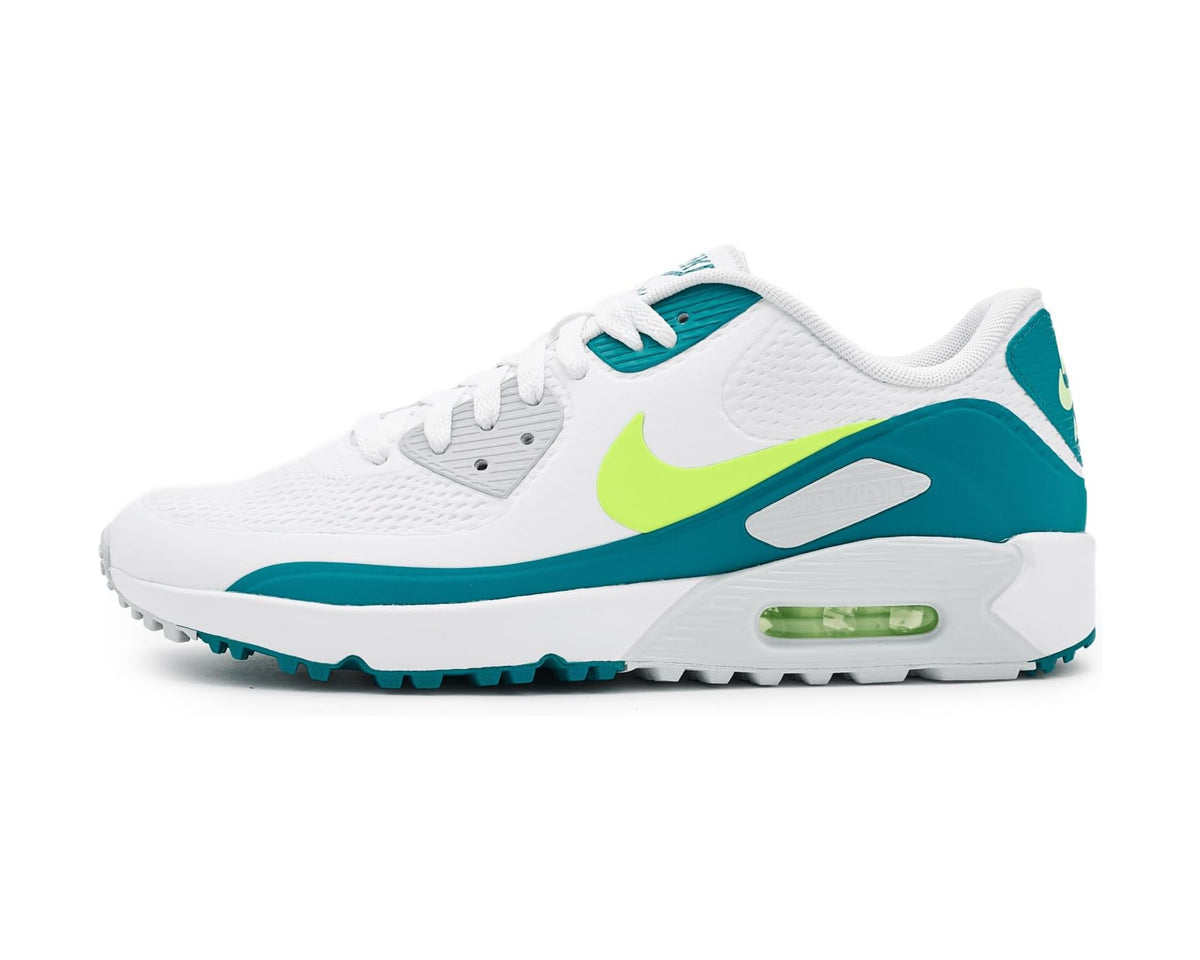 Men's Nike Air Max 90 G White/Volt/Bright Spruce