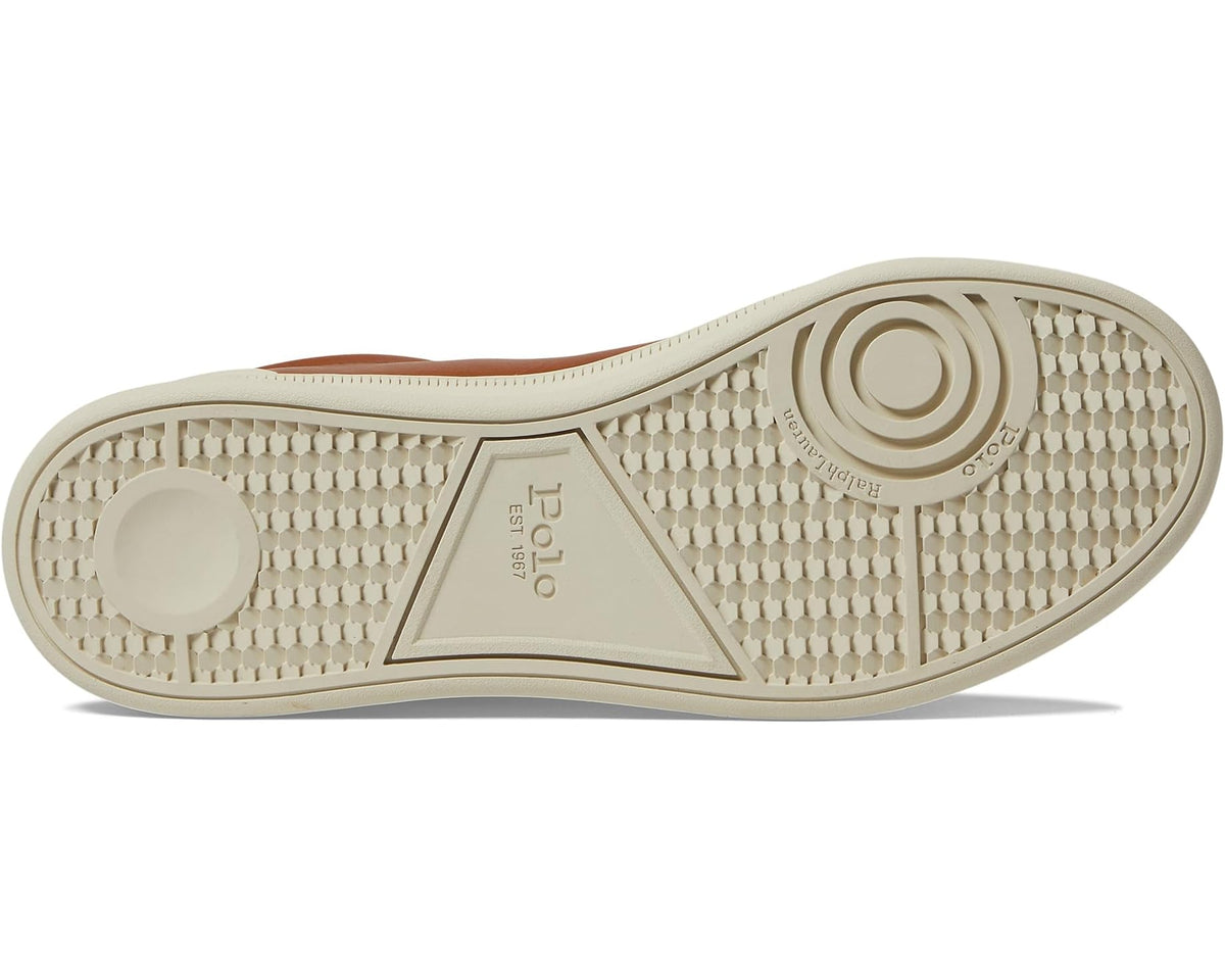 Men's Polo Ralph Lauren Heritage Court II Sneaker Brown