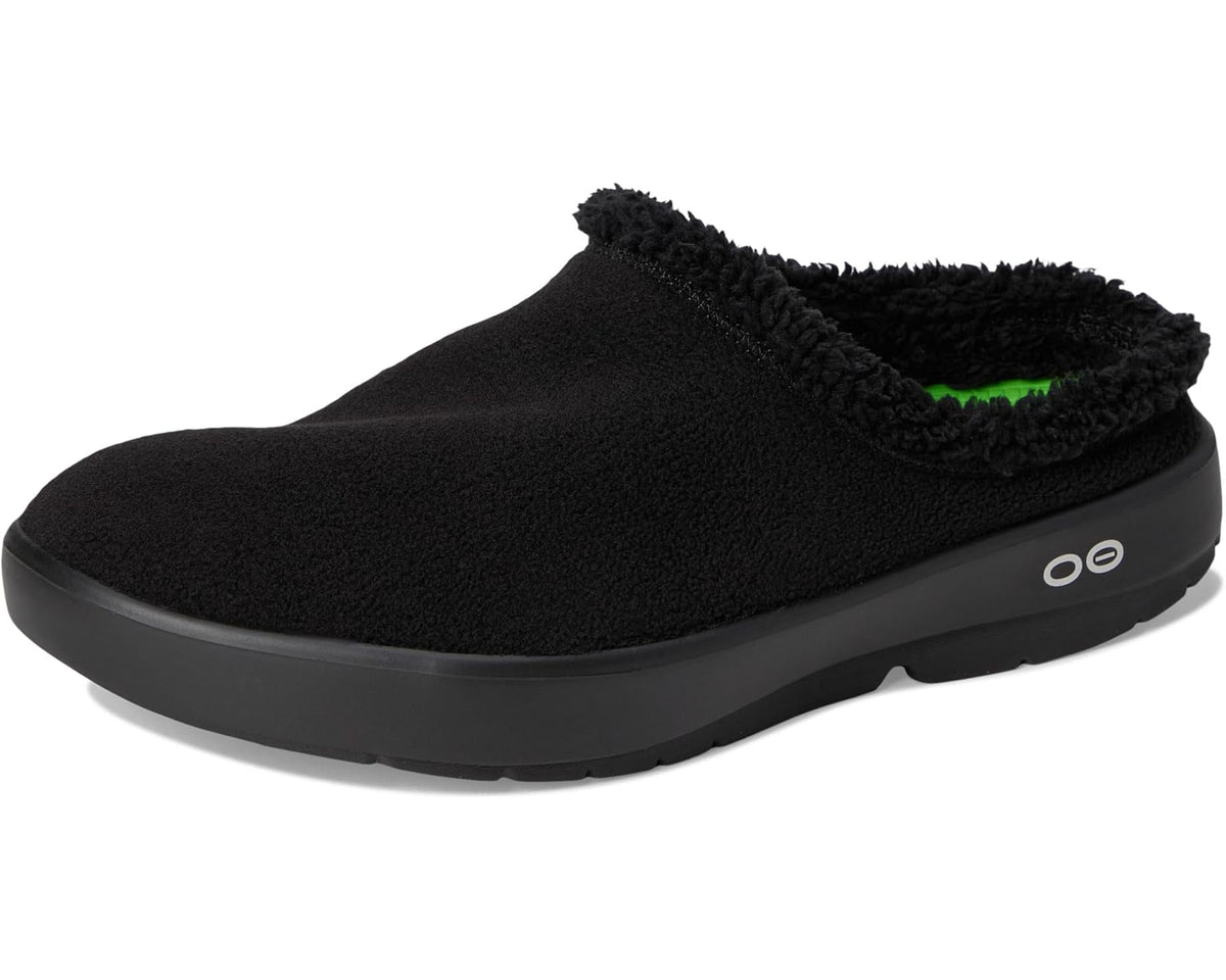 Men's OOFOS OOcoozie Mule Black