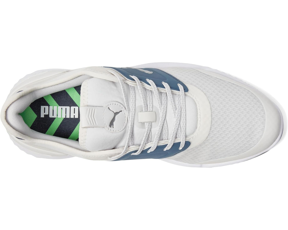Men's PUMA Golf Ignite Elevate Golf Shoes Feather Gray/Evening Sky/Puma White
