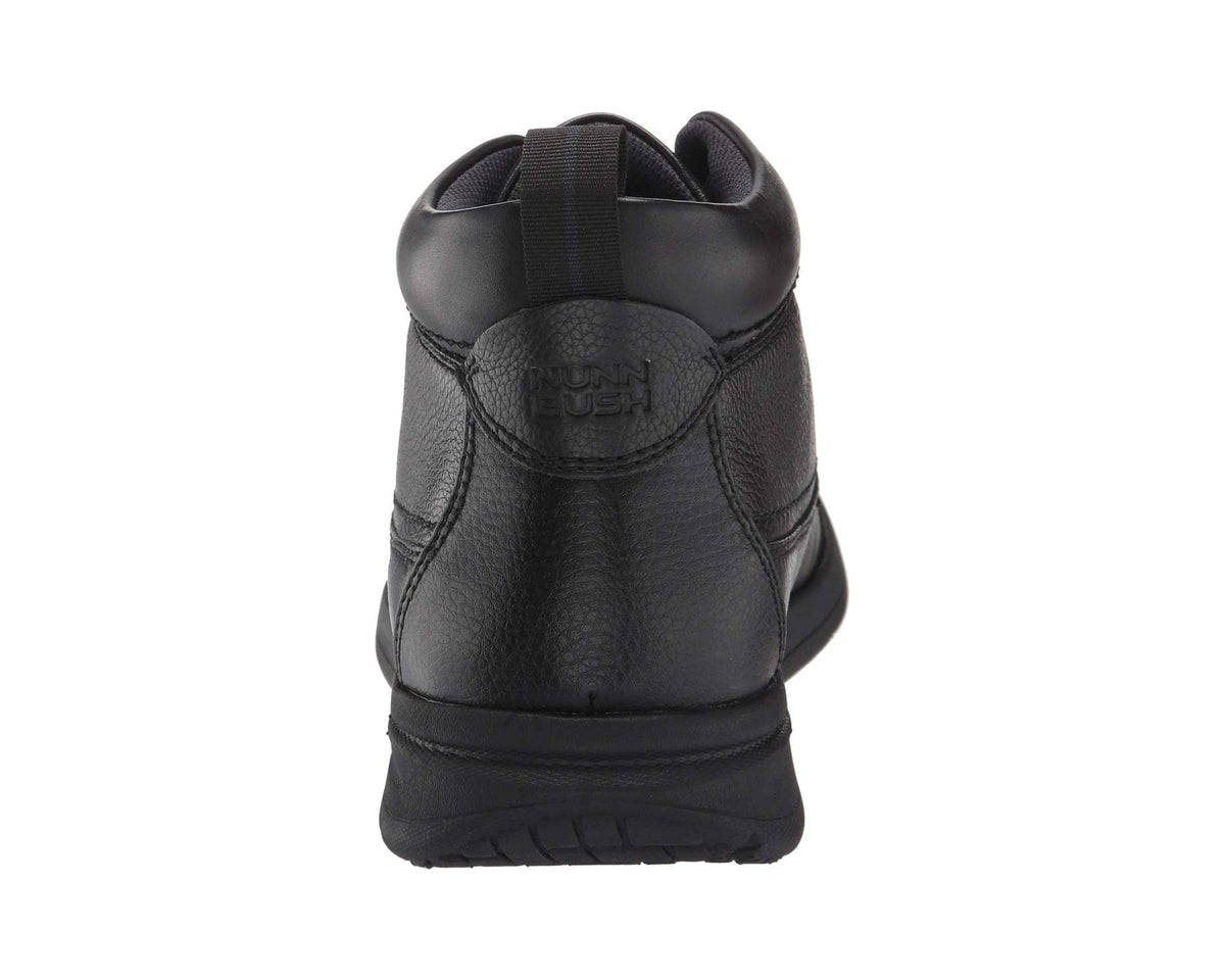Men's Nunn Bush Cam Moc Toe Boot Black Tumbled
