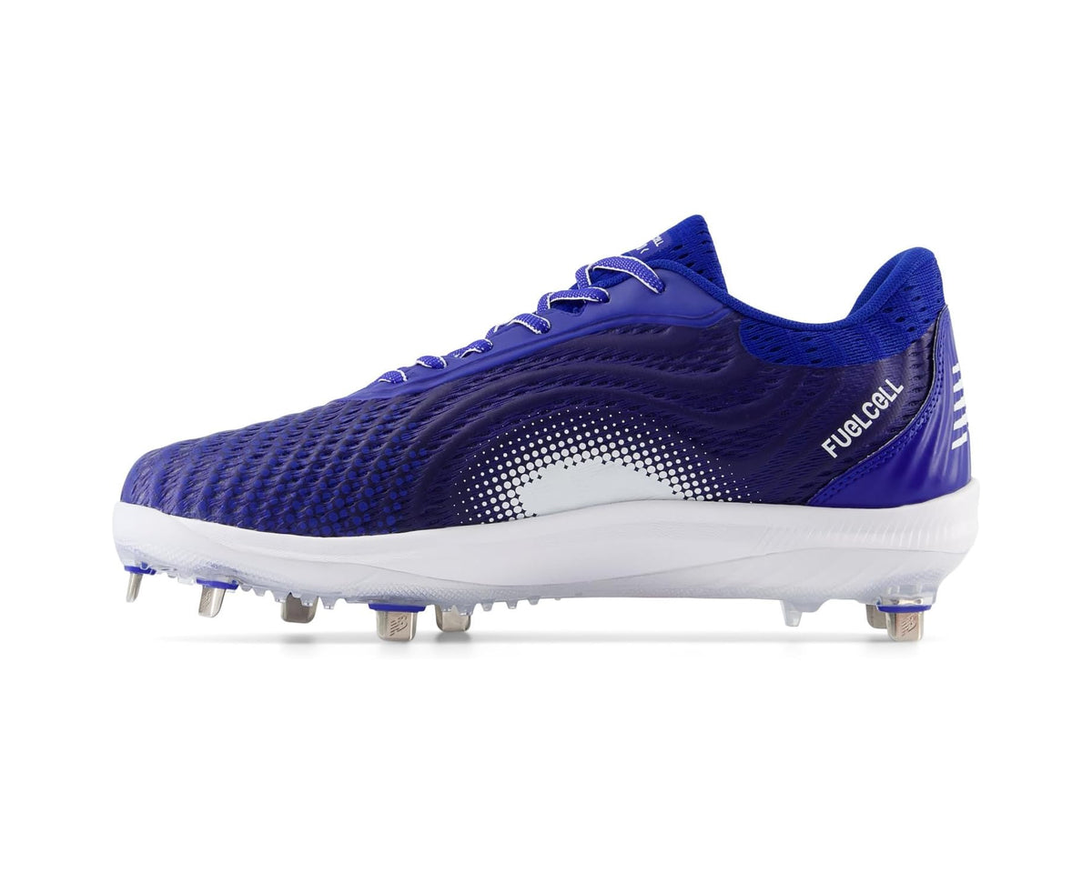 Men's New Balance FuelCell 4040 v7 Metal Baseball Cleats Team Royal/Optic White