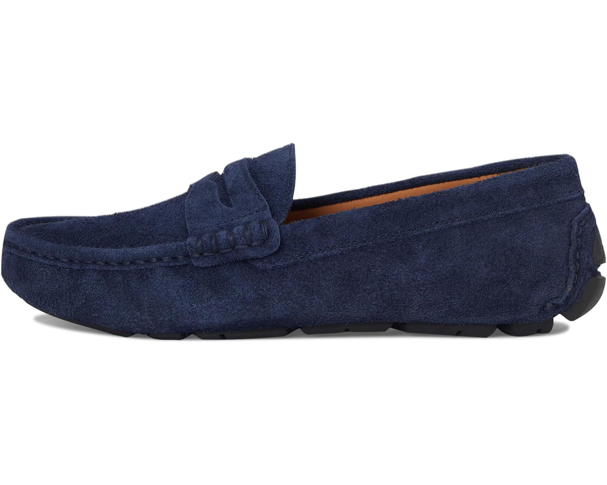Men's Polo Ralph Lauren Anders Suede Penny Drivers Hunter Navy