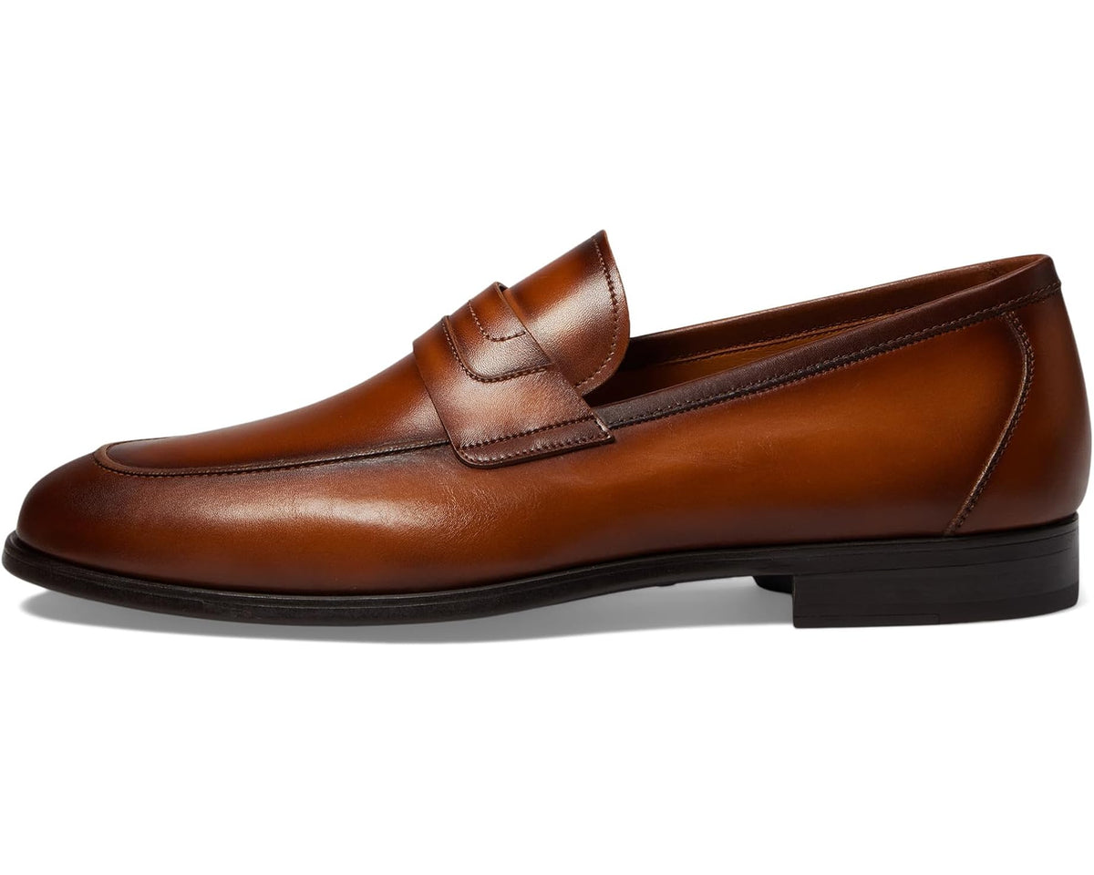Men's Magnanni Keagan Penny Cuero/Mid Brown