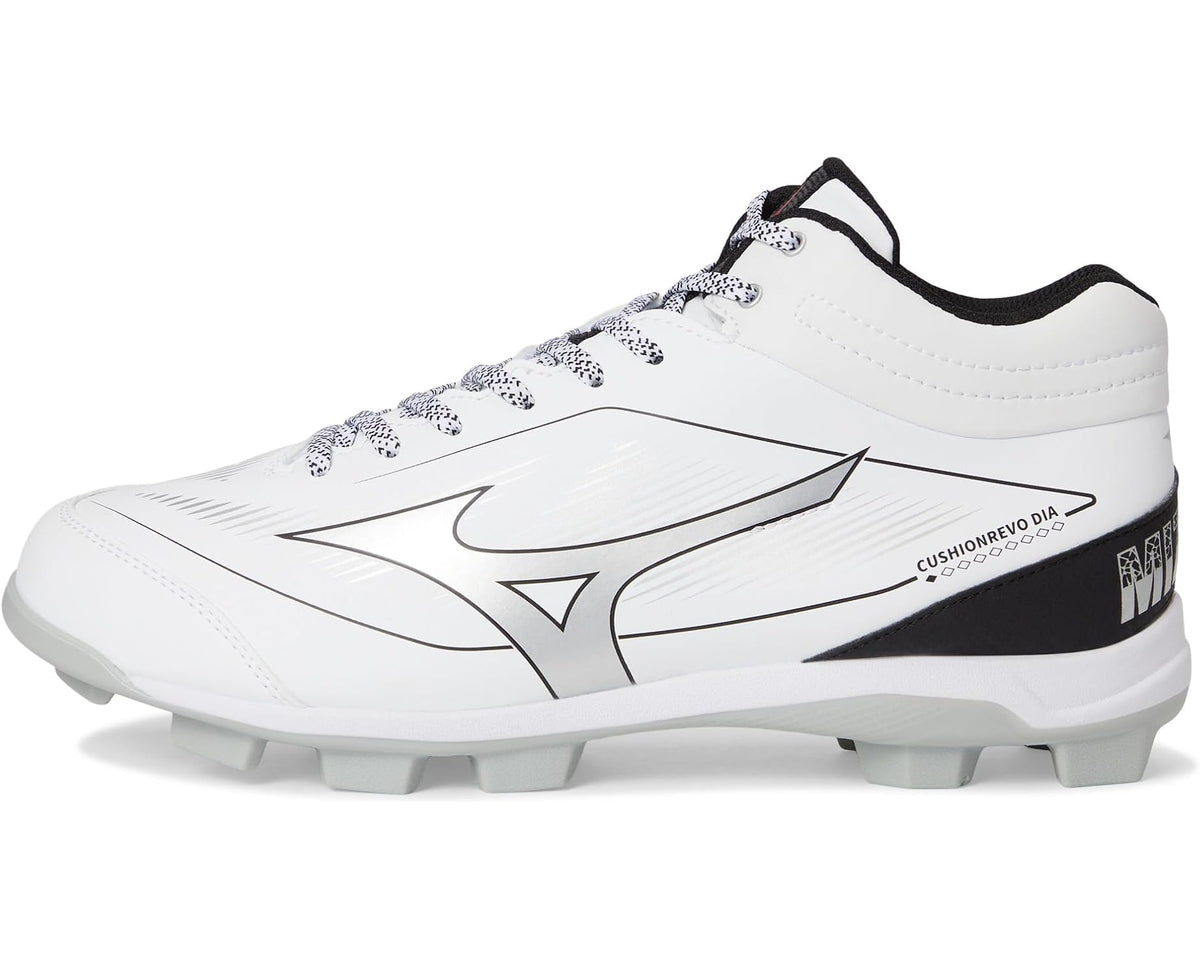 Men's Mizuno Cushionrevo Diamond Mid Tpu White/Black