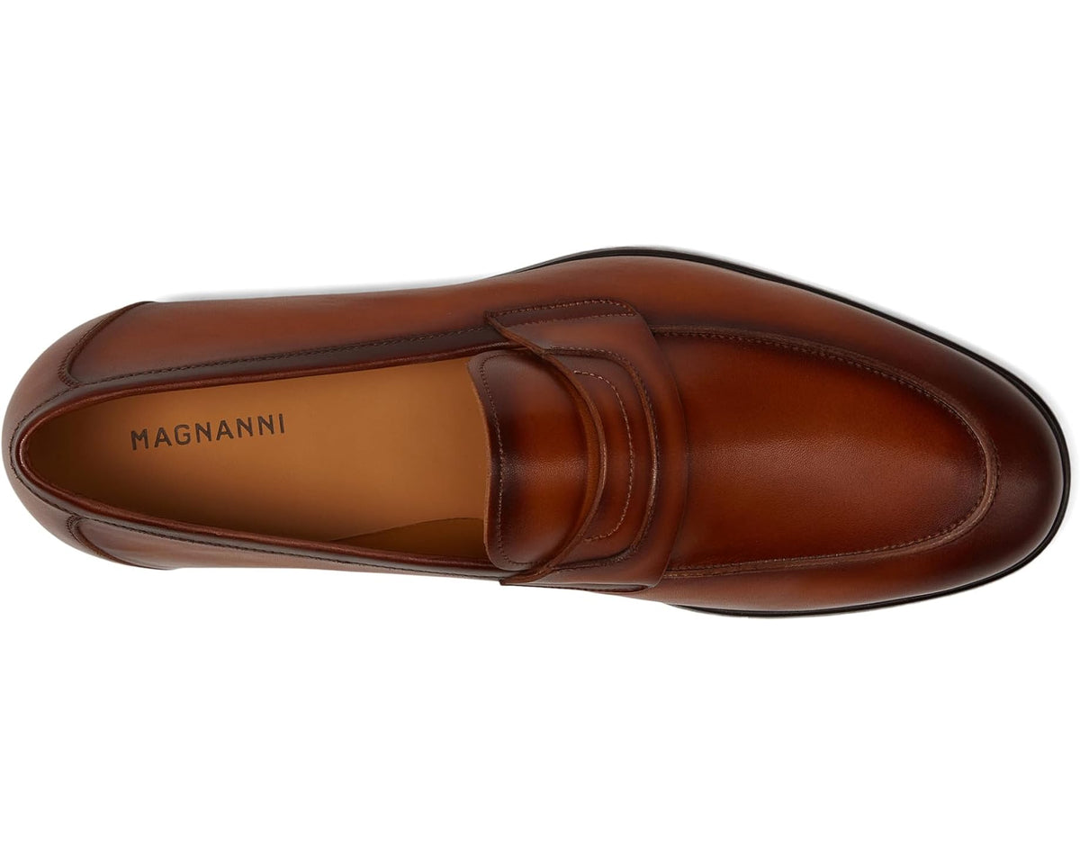 Men's Magnanni Keagan Penny Cuero/Mid Brown