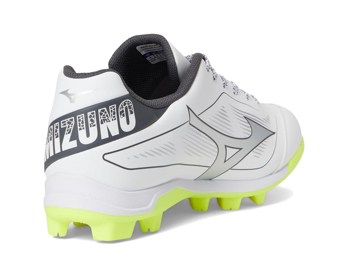 Men's Mizuno Cushionrevo Diamond Tpu White/Safety Yellow