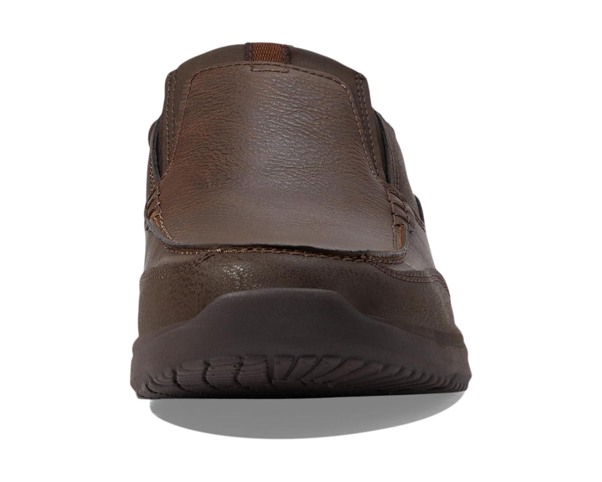 Men's Nunn Bush Conway Casual Slip-On Dark Brown