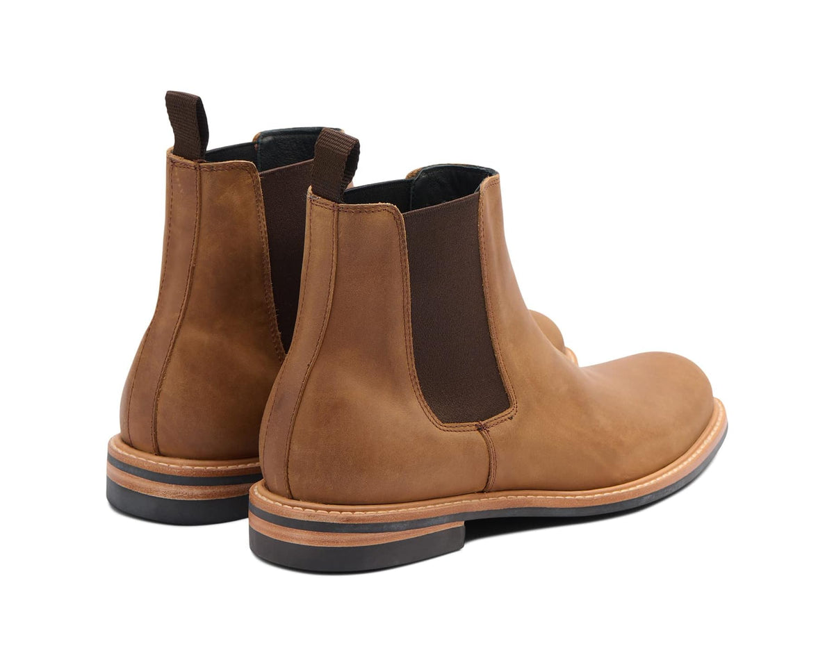 Men's Nisolo All-Weather Chelsea Boot Dark Tobacco
