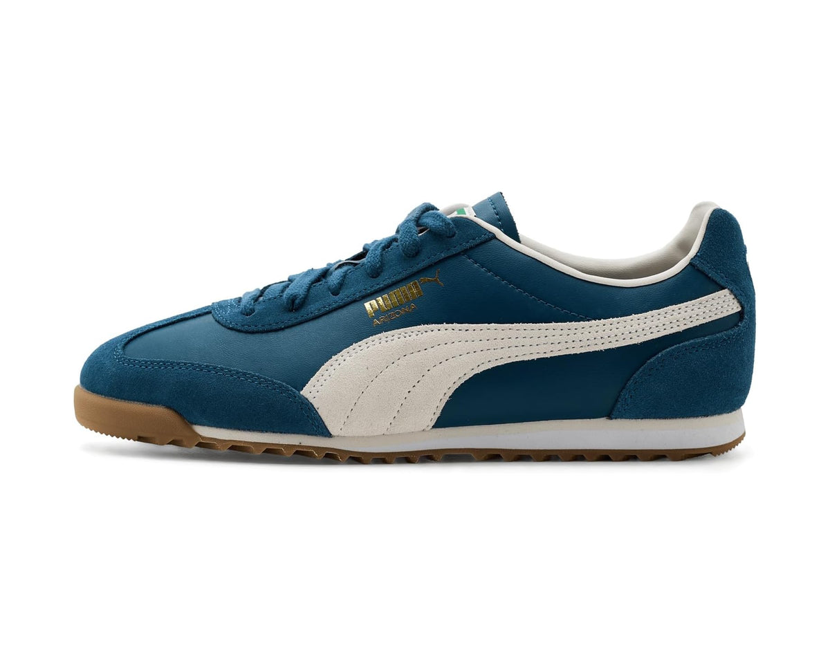 Men's PUMA Arizona Retro Shoes Persian Blue/Warm White/Gold