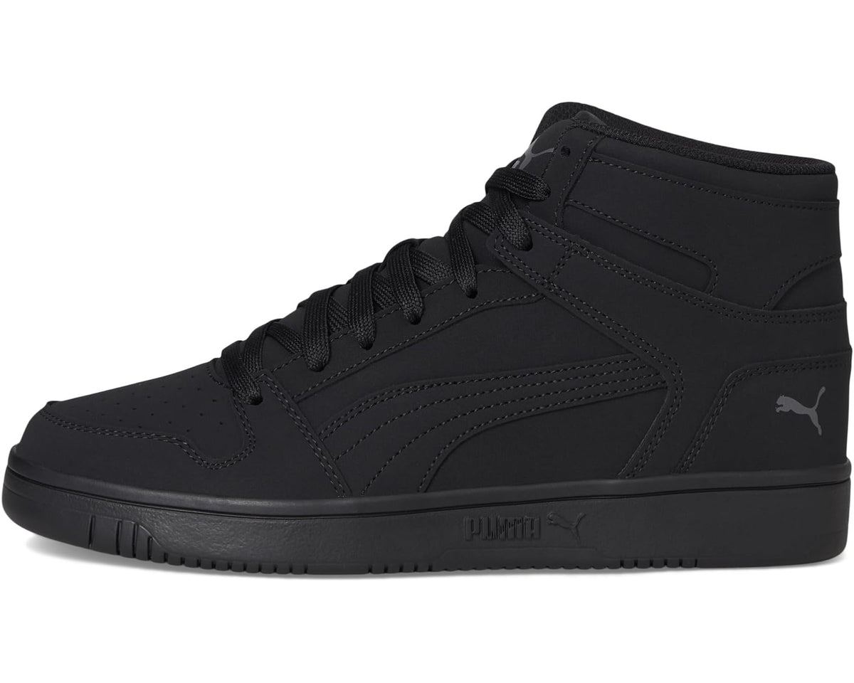 Men's PUMA Rebound Layup Sneakers Puma Black/Puma Black/Castlerock