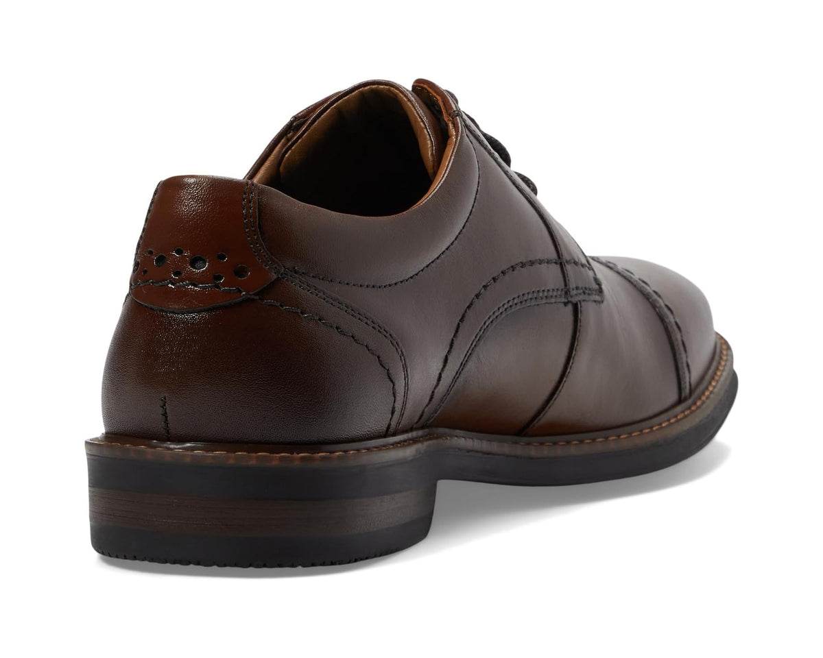 Men's Nunn Bush Calderone Cap Toe Oxford Cognac